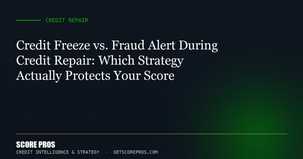 Credit Freeze vs. Fraud Alert: Which to Use