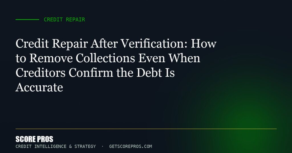Disputing a Debt After It’s Been Verified