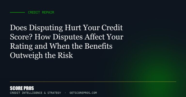 Does Disputing Hurt Your Credit Score? How Disputes Affect Your Rating and When the Benefits Outweigh the Risk
