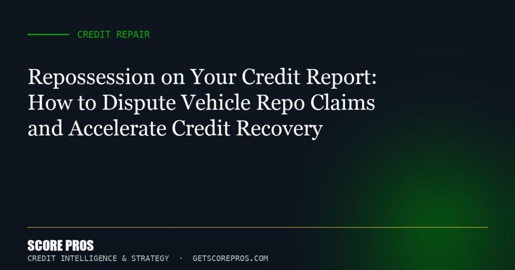 Repossession: How to Dispute Repo Claims