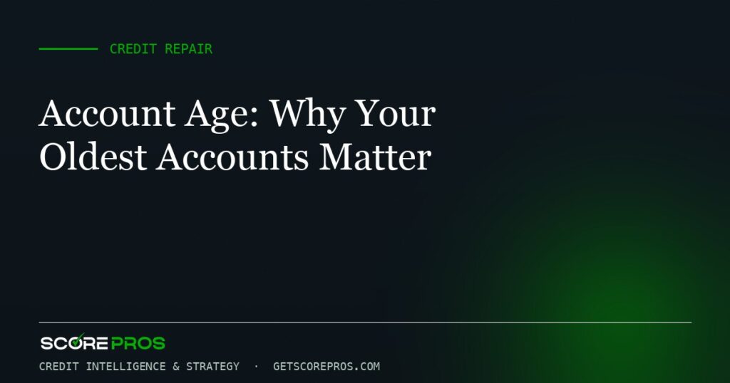 Account Age: Why Your Oldest Accounts Matter