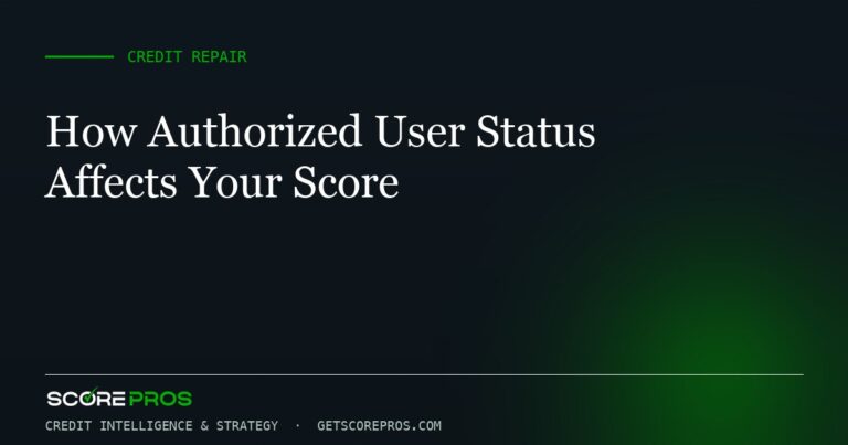 How Authorized User Status Affects Your Score