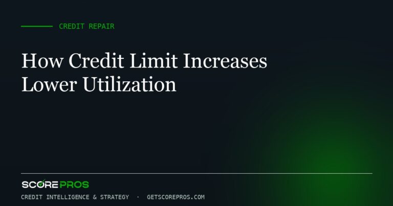 How Credit Limit Increases Lower Utilization