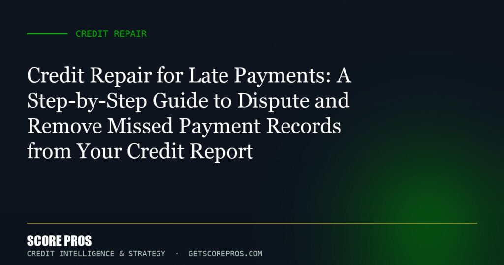 Late Payments: How to Dispute Them