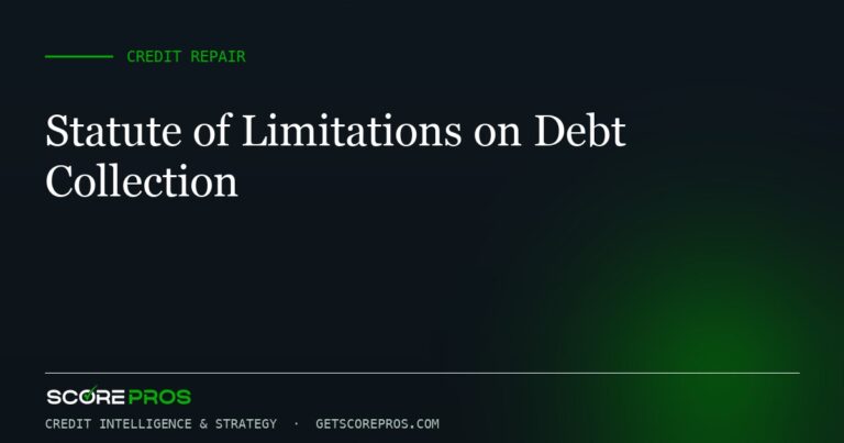 Statute of Limitations on Debt Collection