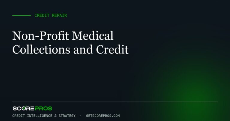 Non-Profit Medical Collections and Credit