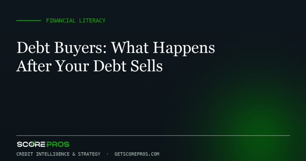 Debt Buyers: What Happens After Your Debt Sells