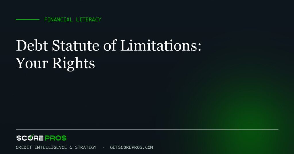 Debt Statute of Limitations: Your Rights