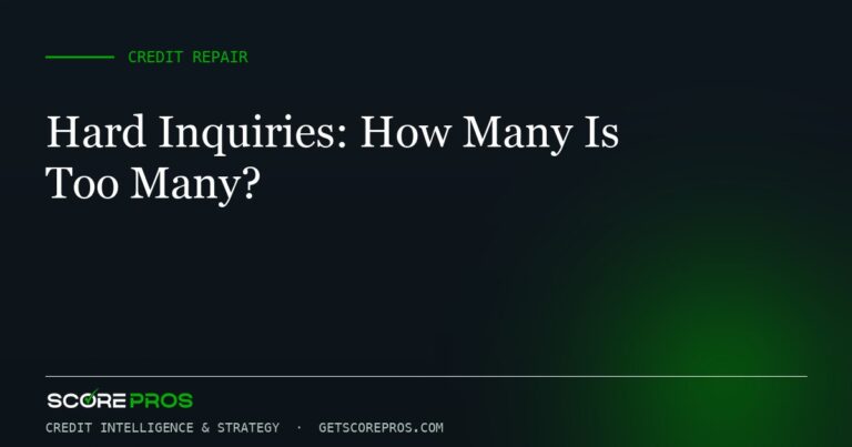 Hard Inquiries: How Many Is Too Many?