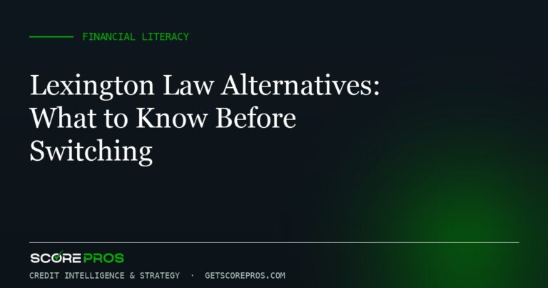 Lexington Law Alternatives: What to Know Before Switching