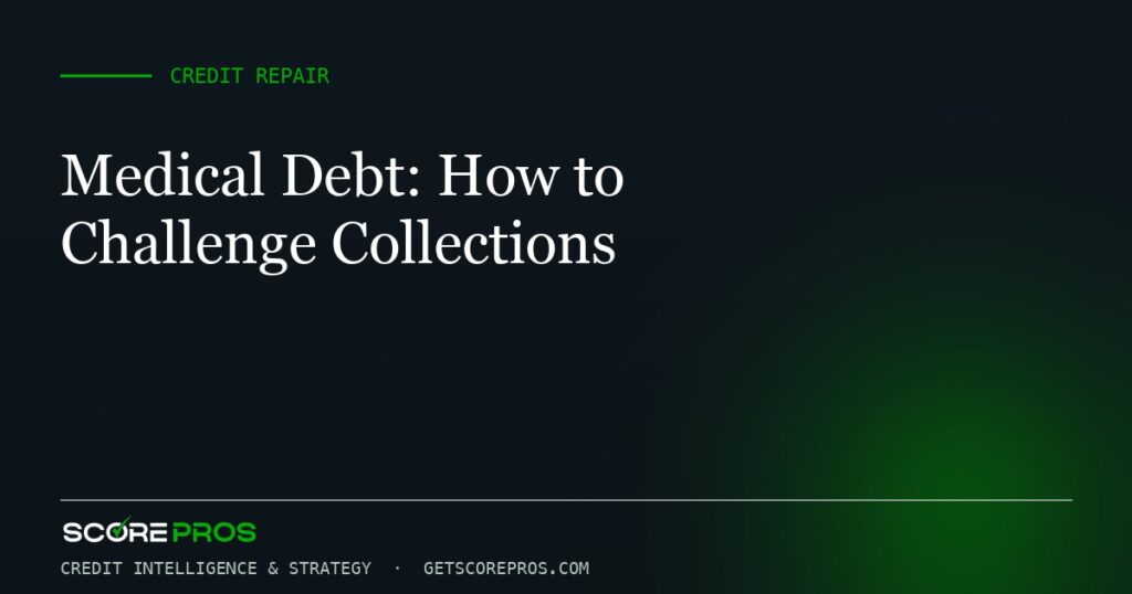 Medical Debt: How to Challenge Collections