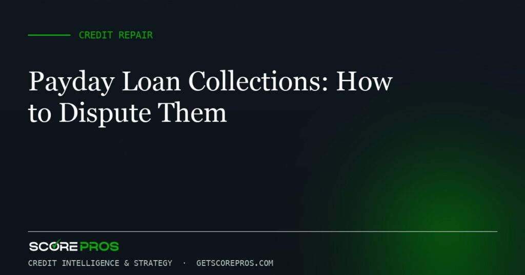 Payday Loan Collections: How to Dispute Them
