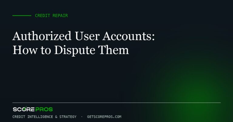 Authorized User Accounts: How to Dispute Them
