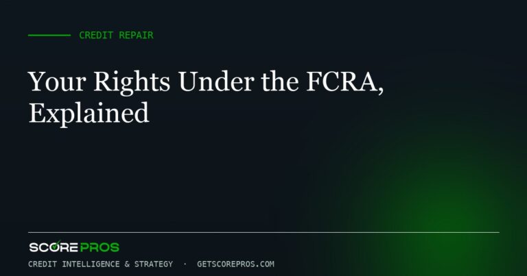 Your Rights Under the FCRA, Explained