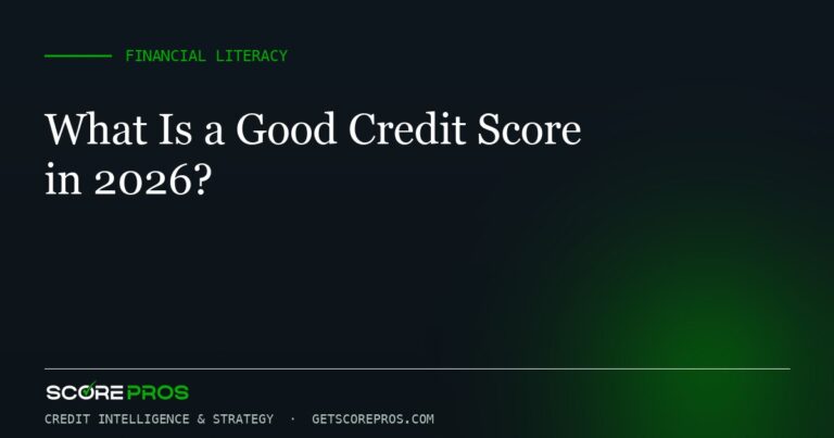 What Is a Good Credit Score in 2026?